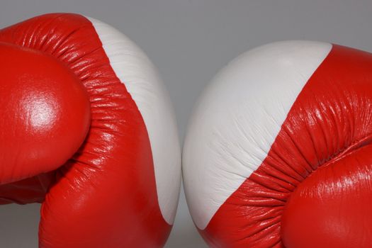 boxing gloves on a white background