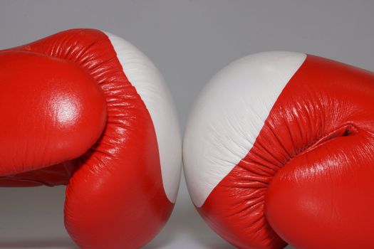 boxing gloves on a white background