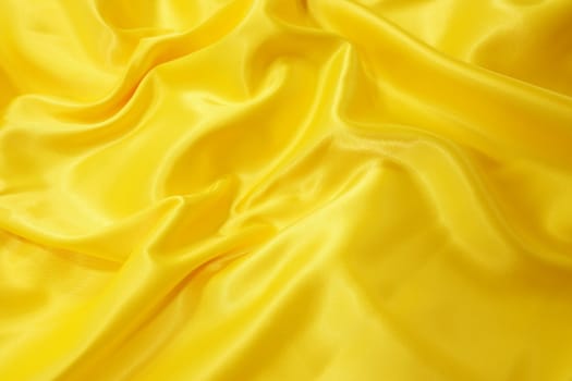 yellow silk material