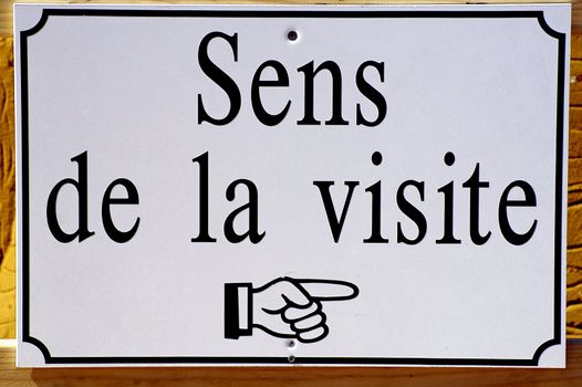 direction of the visit                           
