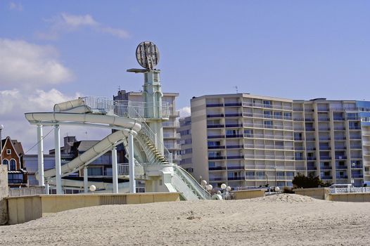  the beach of Touquet                               