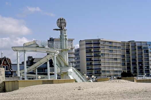  the beach of Touquet                               