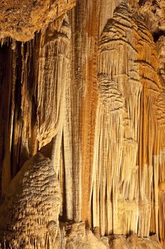 Details within a cave in Meramec Caverns in Stanton Missouri.