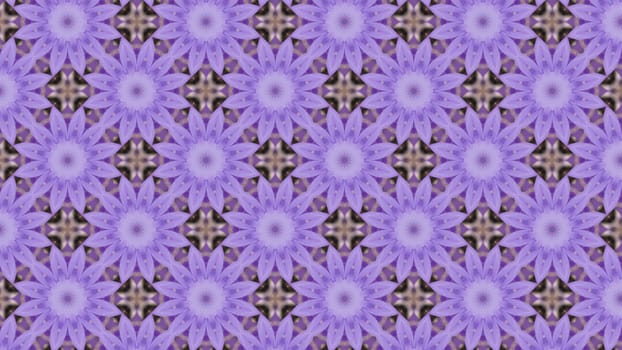 Floral seamles pattern, abstract art, purple flowers