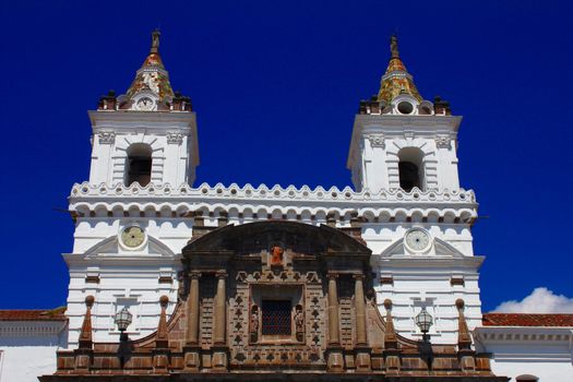 Monastery of San Francisco, oldest church in Quito, Ecuador
