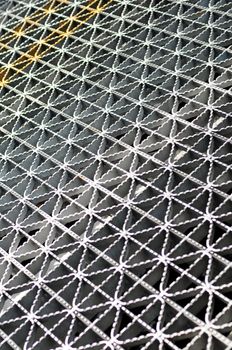 Textured metal grate texture from a bridge