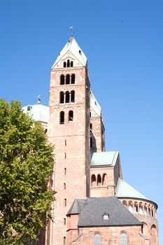 A gothic church in Speyer in Germany
