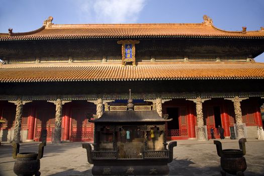 Confucius Temple, Main Building, Qufu, Shandong Province, China