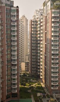 Very High Residential Apartment Buildings, Guiyang, Guizhou, China