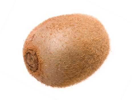 Fresh kiwi on white background, without shadow