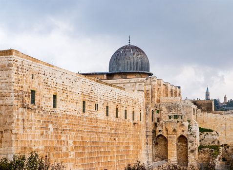 Al-Aqsa Mosque in the Old City of Jerusalem, Israel