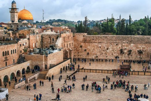 The Western Wall,Temple Mount, Jerusalem, Israel