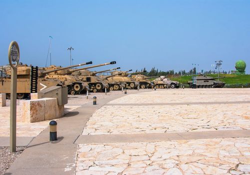 Memorial  and the Armored Corps Museum in Latrun, Israel