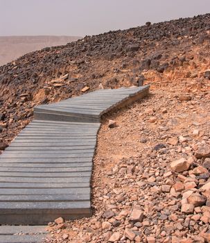 Crater Mizpe Ramon - Negev desert, Israel