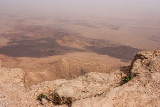 Crater Mizpe Ramon - Negev desert, Israel