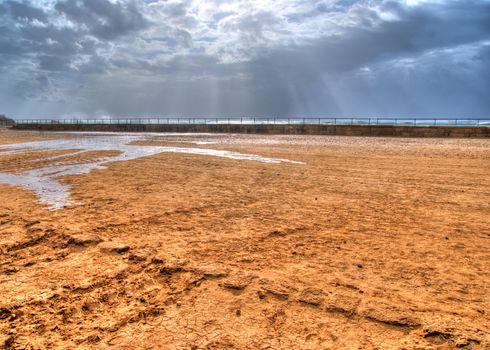 Ancient Roman hippodrome in Caesarea, Israel