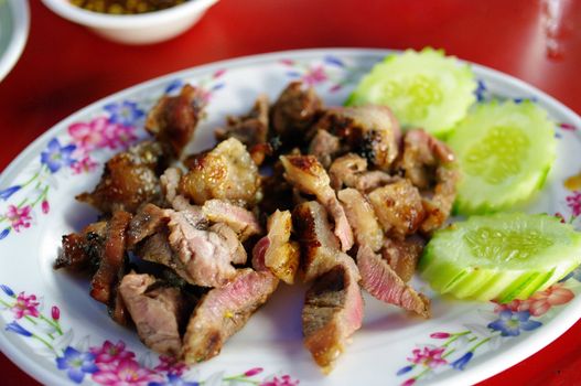 Grilled beef in Thai style
