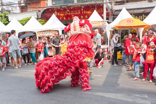 BANGKOK,Chinatown/THAILAND-February 10:Chinese New Year traditions Chinese New Year Celebrations on February 10, 2013 in BANGKOK 