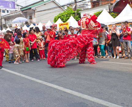 BANGKOK,Chinatown/THAILAND-February 10:Chinese New Year traditions Chinese New Year Celebrations on February 10, 2013 in BANGKOK 