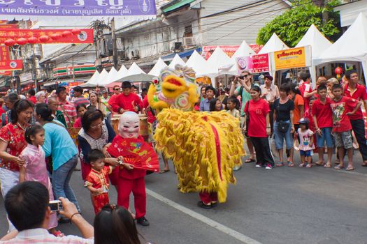 BANGKOK,Chinatown/THAILAND-February 10:Chinese New Year traditions Chinese New Year Celebrations on February 10, 2013 in BANGKOK 