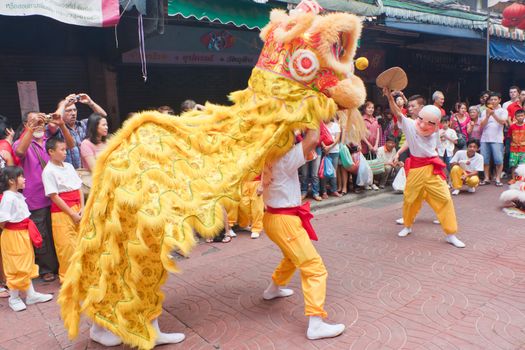 BANGKOK,Chinatown/THAILAND-February 10:Chinese New Year traditions Chinese New Year Celebrations on February 10, 2013 in BANGKOK 