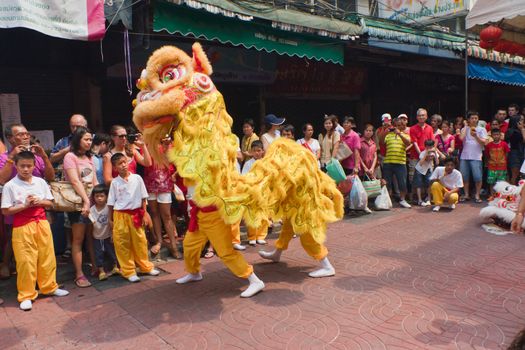 BANGKOK,Chinatown/THAILAND-February 10:Chinese New Year traditions Chinese New Year Celebrations on February 10, 2013 in BANGKOK 