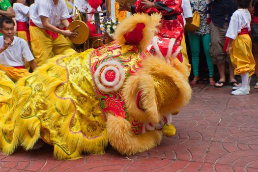 BANGKOK,Chinatown/THAILAND-February 10:Chinese New Year traditions Chinese New Year Celebrations on February 10, 2013 in BANGKOK 