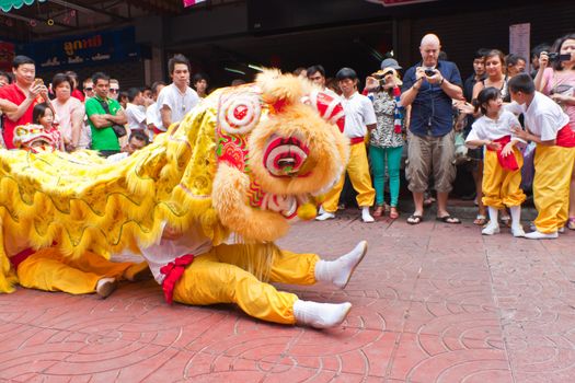 BANGKOK,Chinatown/THAILAND-February 10:Chinese New Year traditions Chinese New Year Celebrations on February 10, 2013 in BANGKOK 