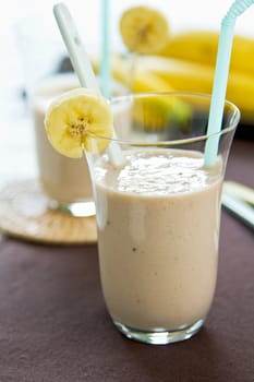 Banana smoothie by fresh banana