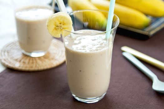 Banana smoothie by fresh banana