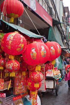 BANGKOK,Chinatown/THAILAND-February 10:Chinese New Year traditions Chinese New Year Celebrations on February 10, 2013 in BANGKOK 