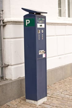 Parking machine in Copenhagen, Denmark. Taken on June 2012.