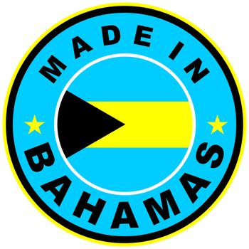 very big size made in bahamas country label
