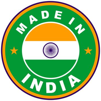 very big size made in india country label