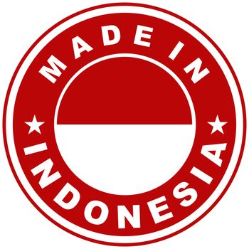 very big size made in indonesia country label