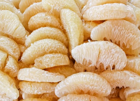 Peeled pummelo fruit,thai fruit