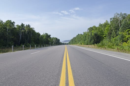 TransCanada highway along Superior Lake shore