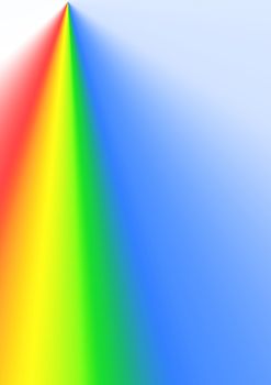 Abstract background of glowing color spectrum around lightning