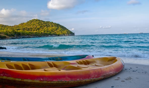 boat on a beach