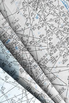 Many aeronautical navigation charts