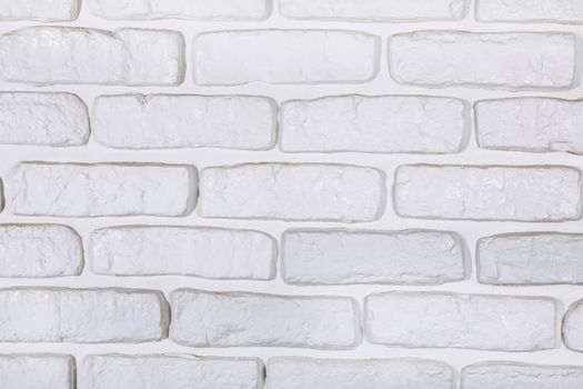 White bricks texture wall background