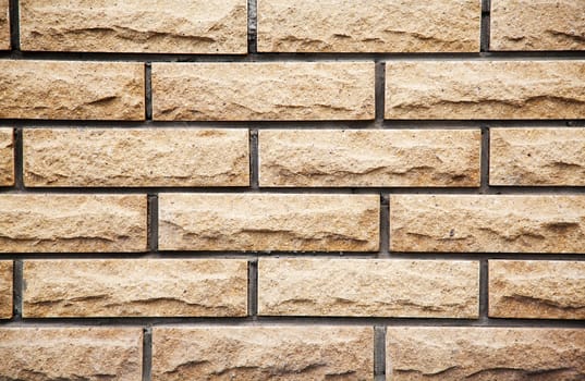 Yellow brick wall background