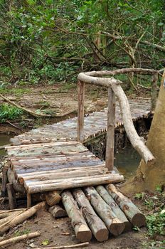 A bridge is a structure built to span physical obstacles such as a body of water, valley, or road, for the purpose of providing passage over the obstacle.