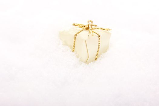 Gift in snow