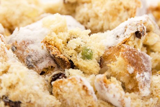 Close-up of a stollen