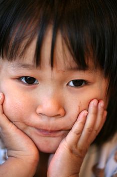 child thinking