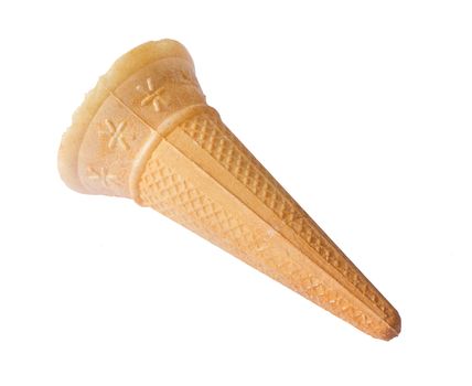ice cream cornet isolated on white