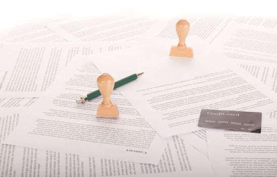 A lot of paperwork
