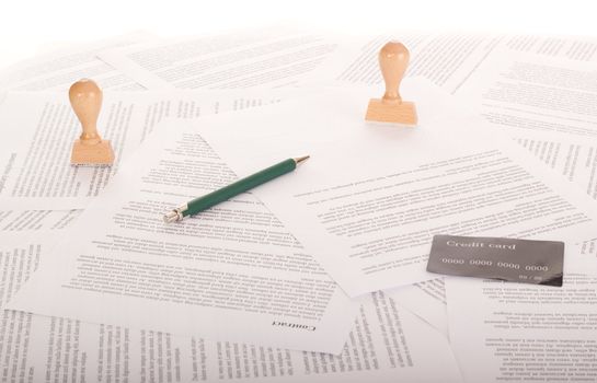 A lot of paperwork