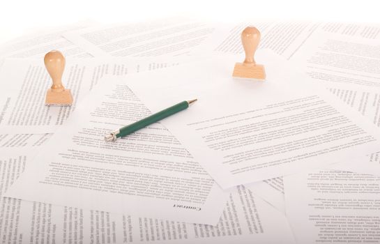 A lot of paperwork
